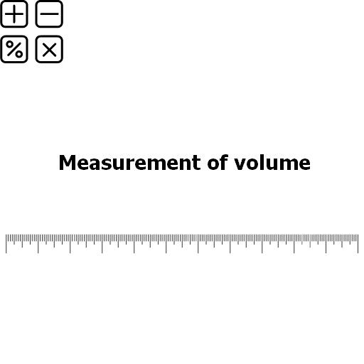 Measurement of volume